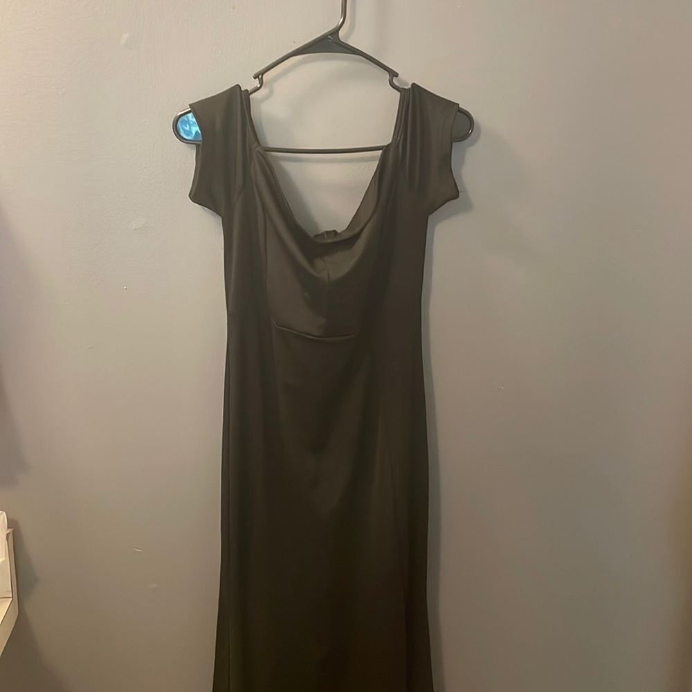 Women’s black gown -dress